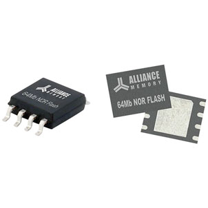 thespian famlende stof NOR flash memory provides fast program and erase times - Alliance Memory  AS25F1128MQ-70WIN