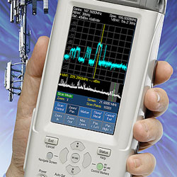Handheld spectrum analyzer can capture 200,000 data points - PSA Series