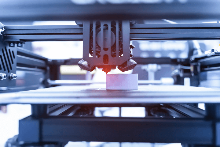 3D Printer Printing Prototypes