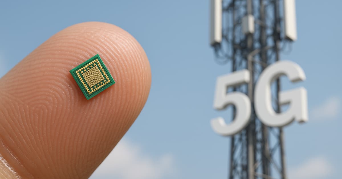 5G Low-Power Chip Cuts Energy Use in IoT Devices