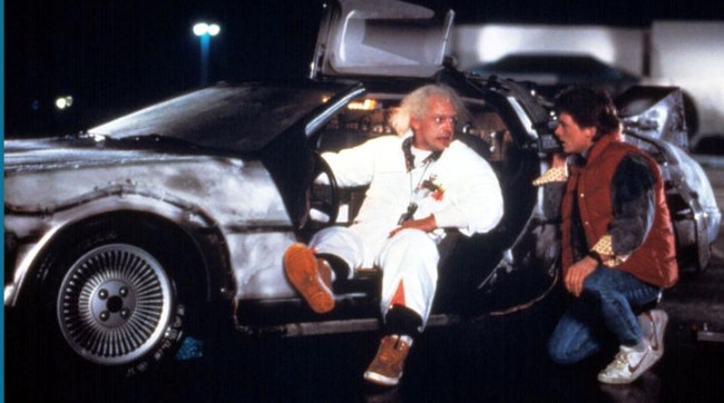 back to the future car