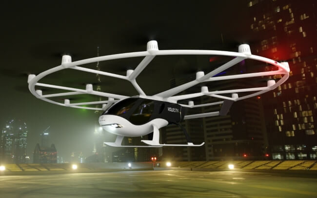 lilium air taxi volocopter